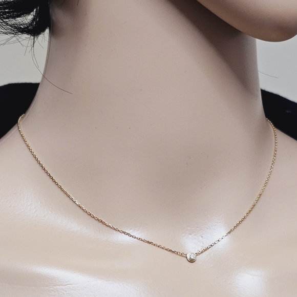 CARTIER D'AMOUR NECKLACE Diamond 18K Rose Gold - Picture 14 of 14